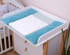 Пеленальный матрас Baby Veres 72×80 см Velour Aquamarine